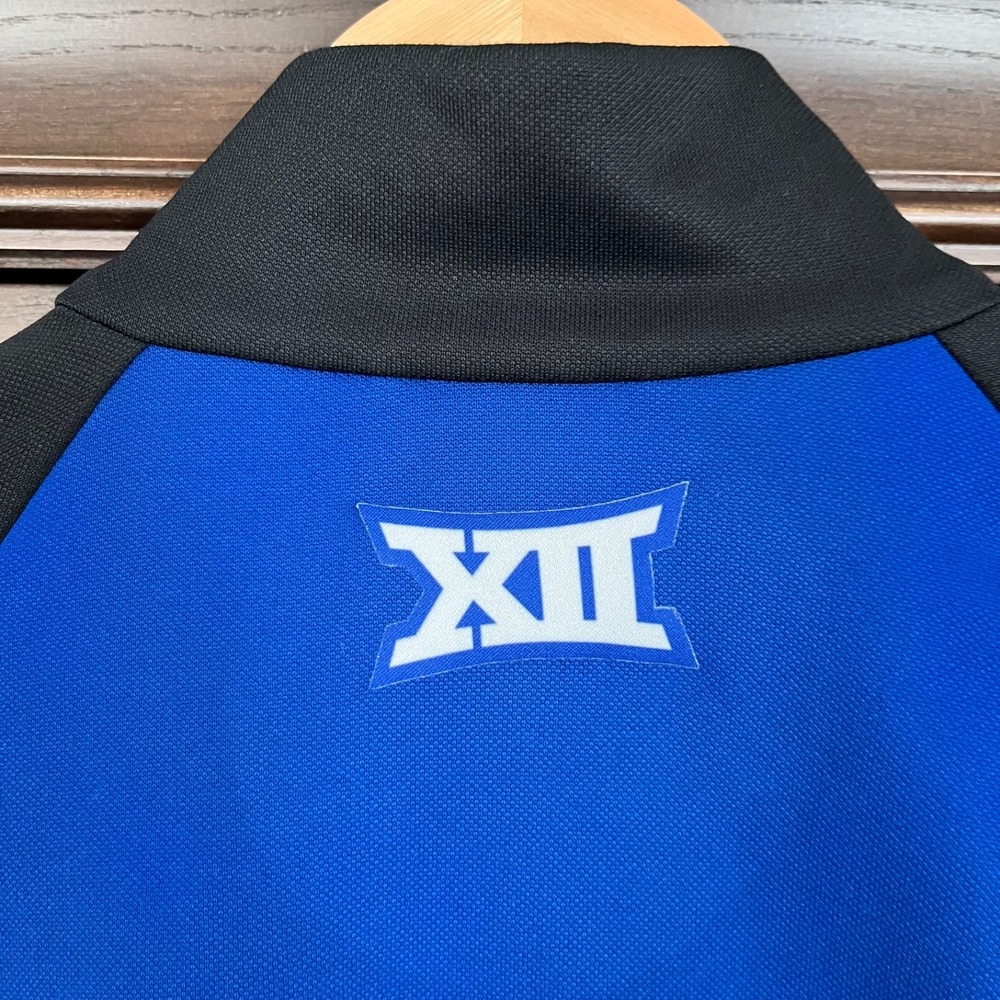 ADIDAS Climacool Kansas Jayhawks NCAA Basketball Big 12 Zip Up Jacket Mens Sz M - Picture 10 of 10